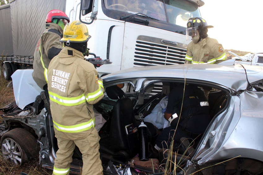 Male Patient Rescued From A Car Partially Trapped Under A Truck – EMS Guide